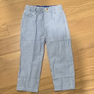 Blue Striped Kids Pants